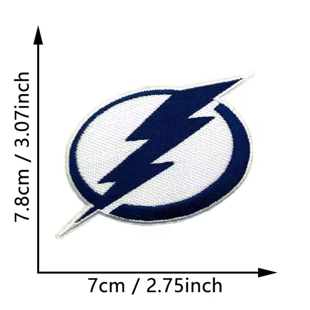 Tampa Bay Lightning NHL Patches DIY HOCKEY All Teams Embroidered Florida